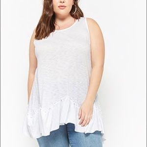 Flowy long layering tank top